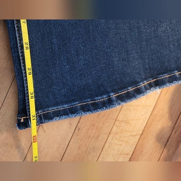 Denim by Laura Distressed Buttonfly Bootcut Jeans - Picture 8 of 10